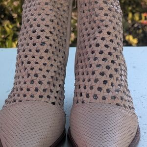 FP Movement by Free People Woven Beige Ankle Boots